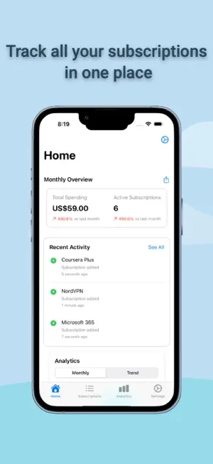 SubSense screenshot 1