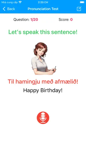 Learn Icelandic Phrases Pro screenshot 3