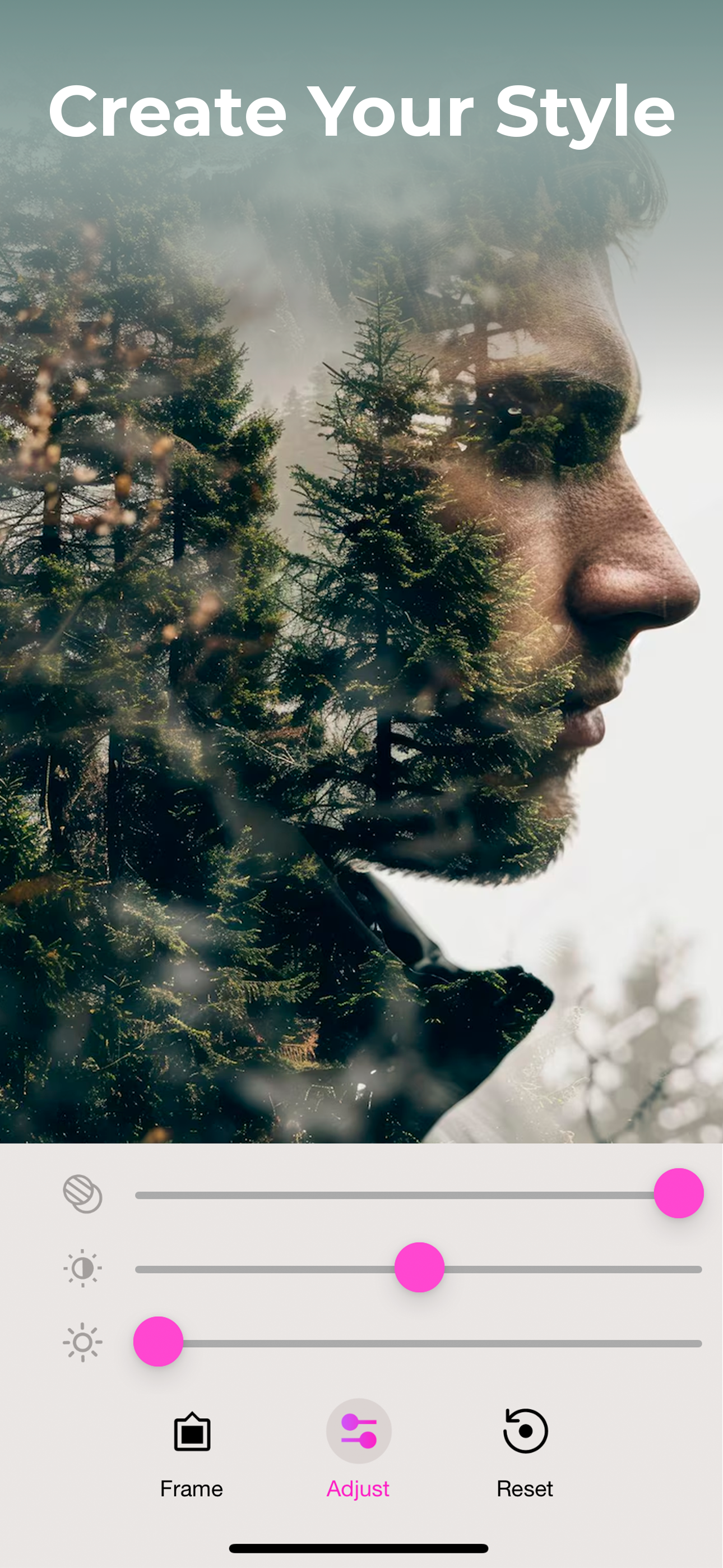Double Exposure Blend Overlap