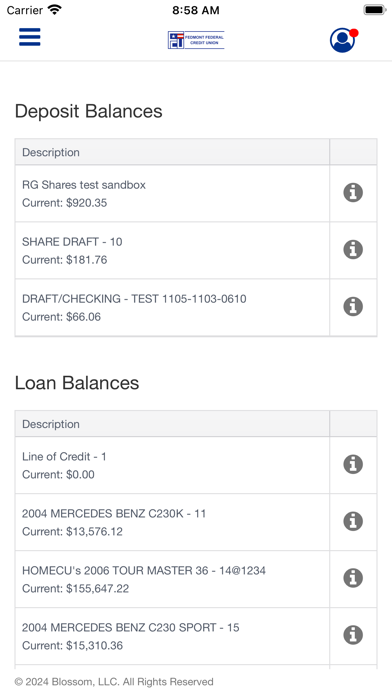 Fedmont Federal CU Screenshot