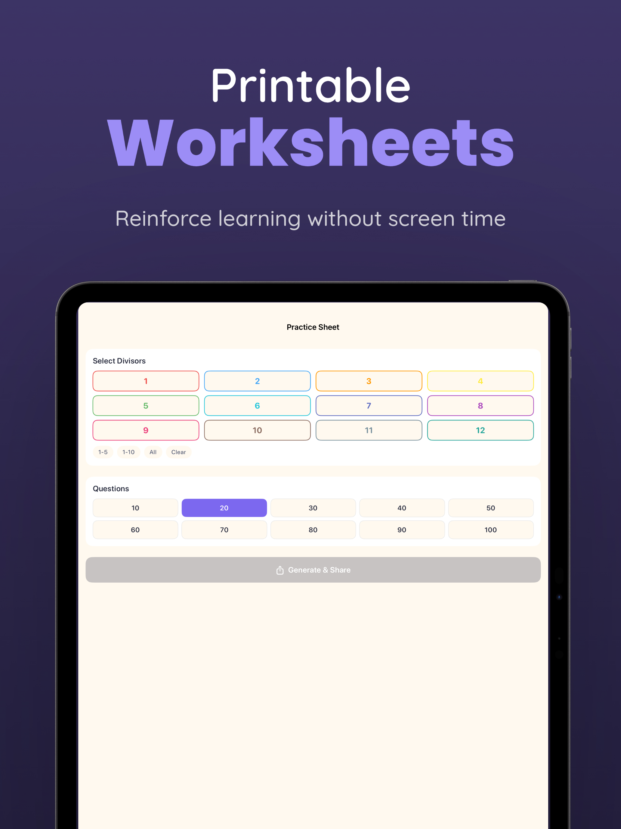 Sparkle: Learn Division screenshot 9