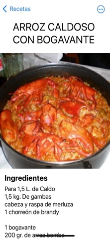 Mi libro de recetas screenshot