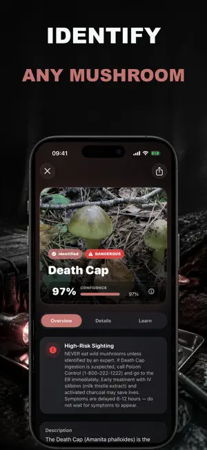 Foragr AI: Mushroom ID screenshot 1