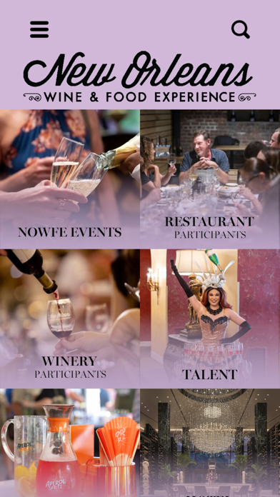 New Orleans Wine & Food Exp. Screenshot