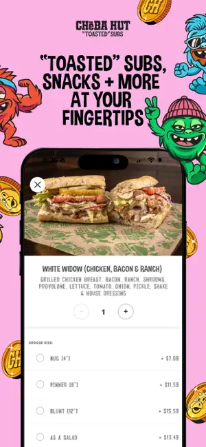 CHeBA Hut "Toasted" Subs screenshot 2