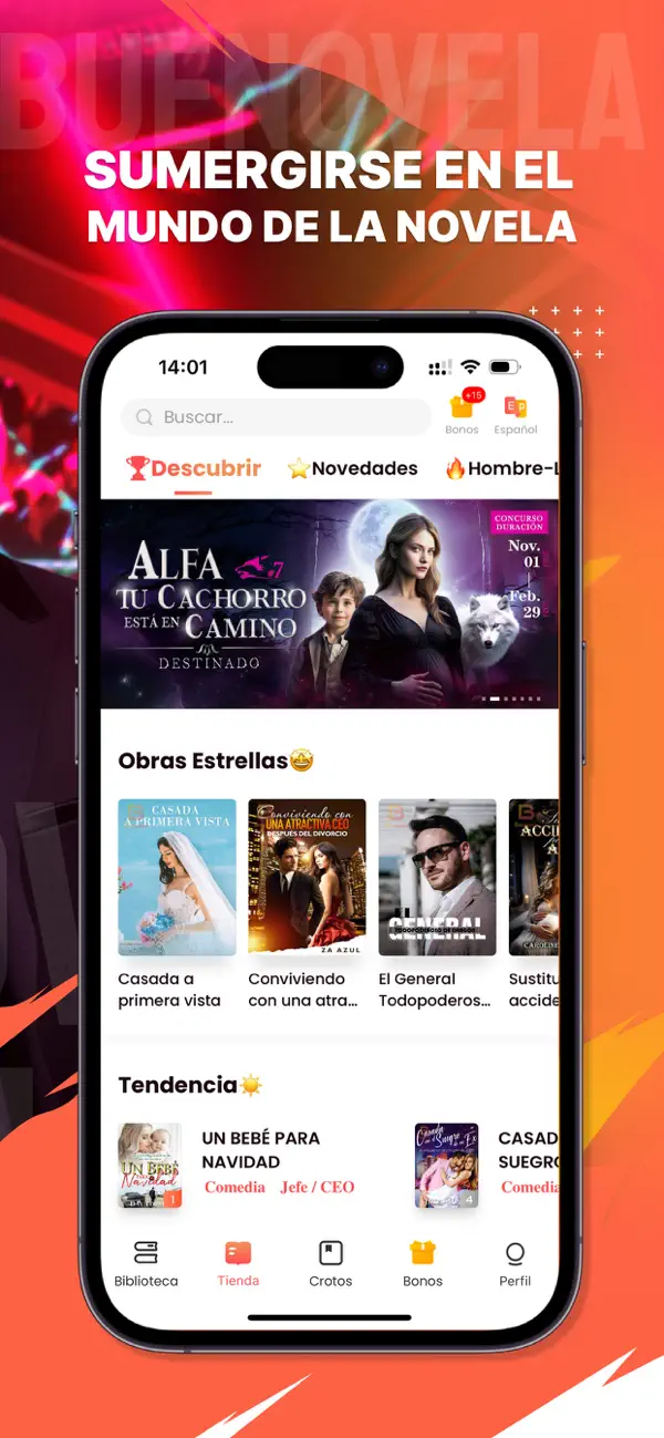 Screenshot #2 pour BueNovela - leer novela libro