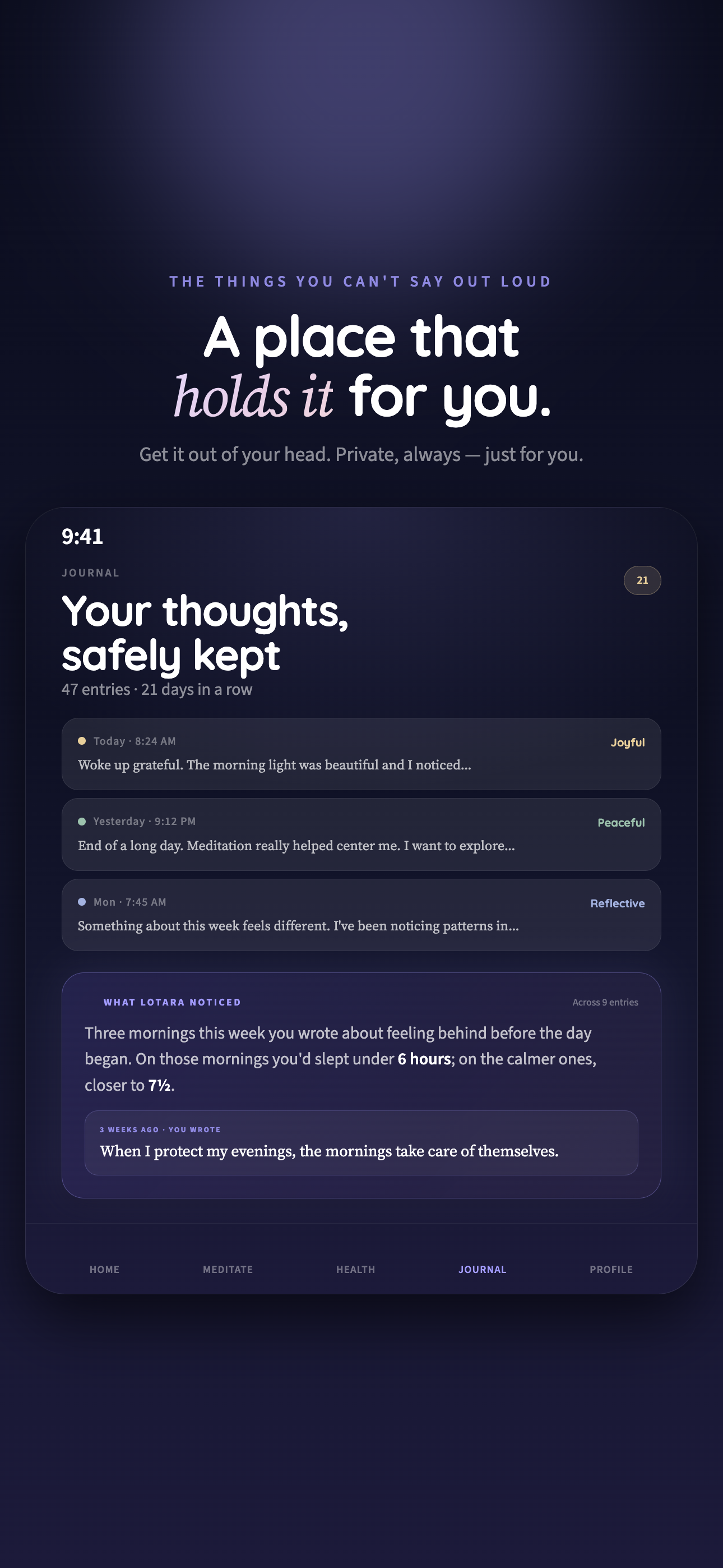 Lotara: Quit Habits & Cravings screenshot 6
