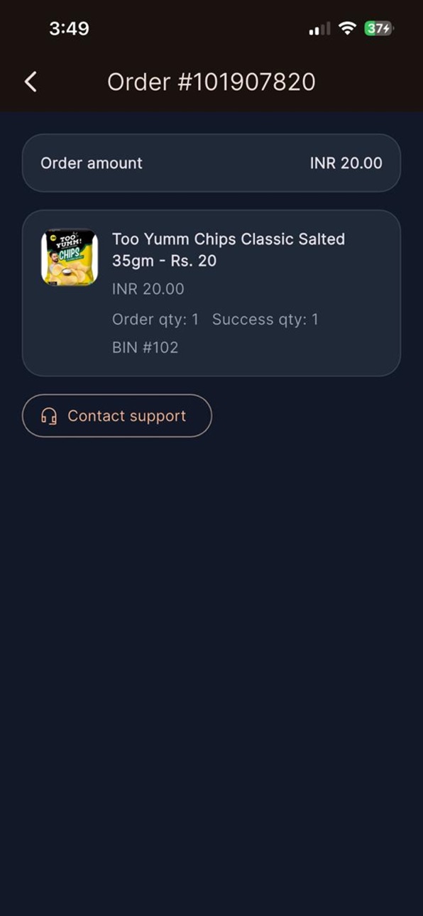 iPhone screenshot