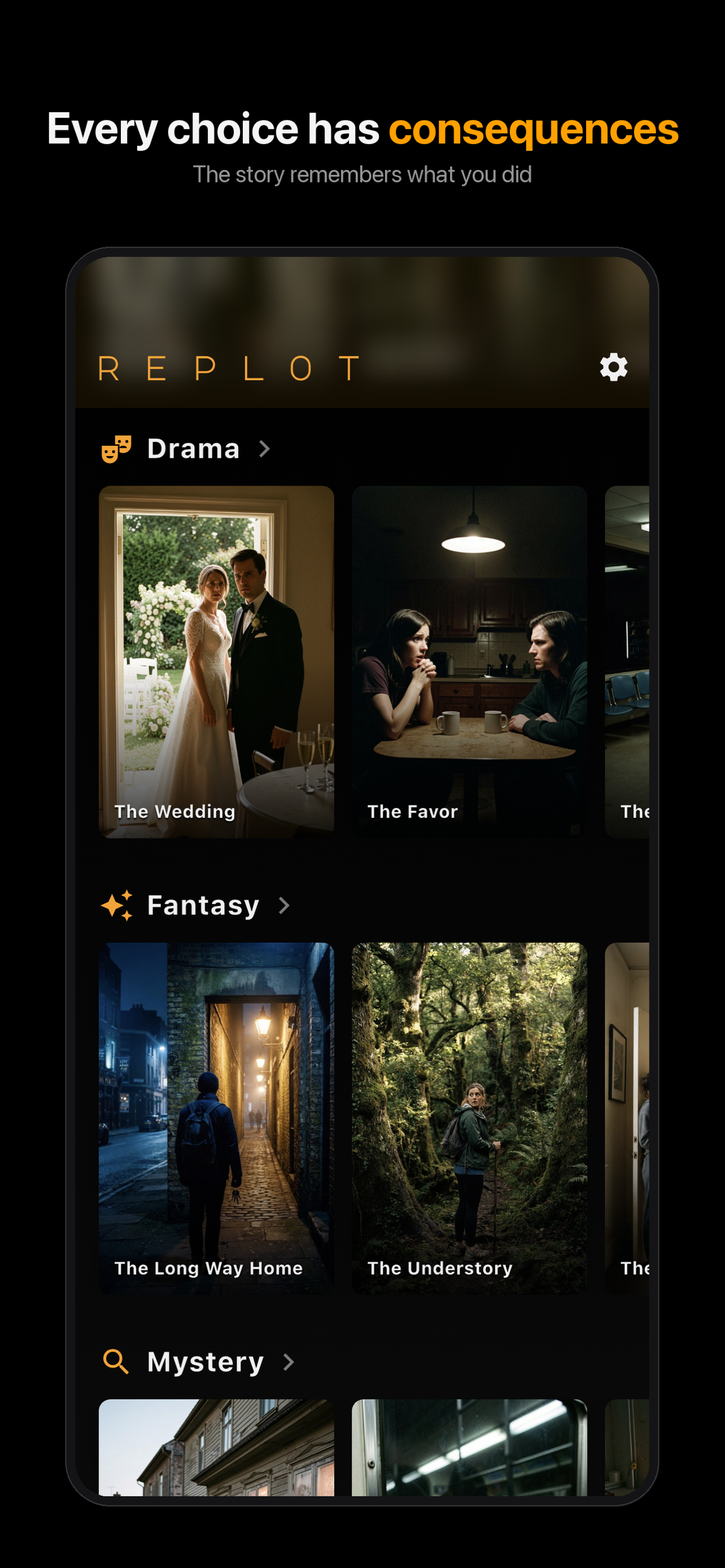 REPLOT: AI Interactive Stories screenshot 3