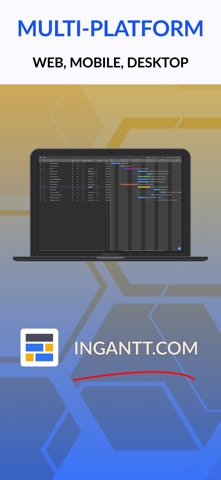 Gantt chart AI planner Ingantt iPhone screenshot