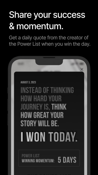 The Power List Screenshot