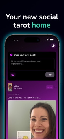 Tarotly - Tarot social network screenshot