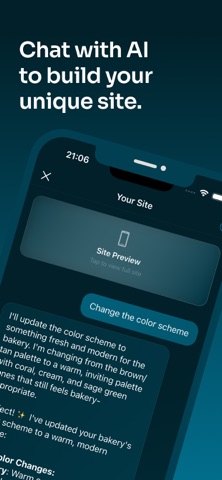 Vibecode - AI Website Builder Screenshot 3 of 6