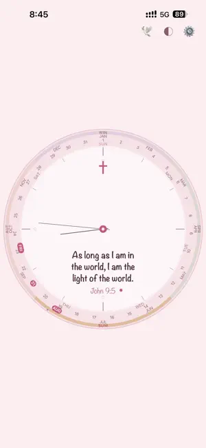 Bible Clock - Daily Verse screenshot 3