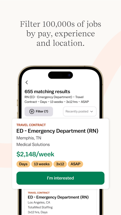Vivian - Find Healthcare Jobs Screenshot
