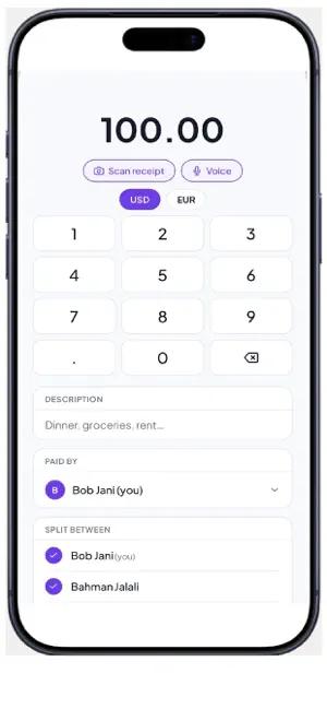 bSplit - Speak or Snap screenshot 4