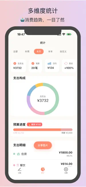 闪兔记账 - 极速语音记账 screenshot 2