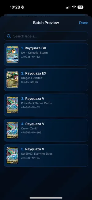 CardVue Print screenshot 2