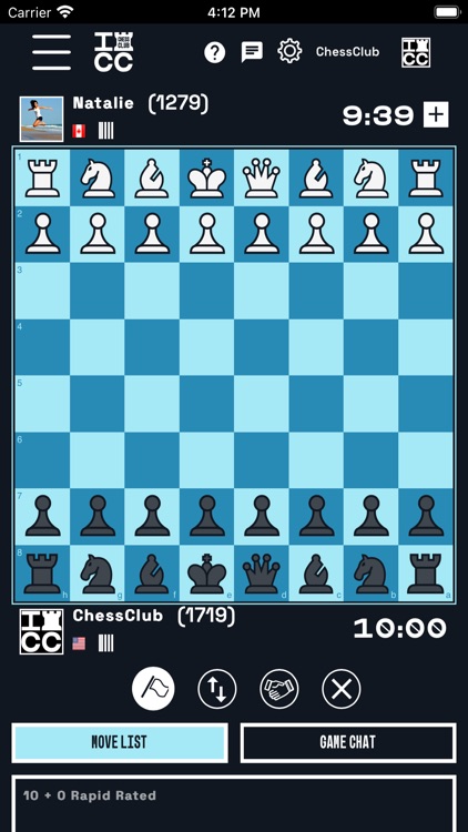 Chess at ICC, play & learn