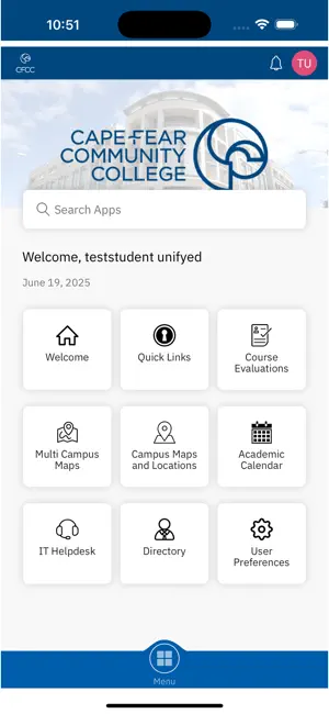 MyCFCC screenshot 1