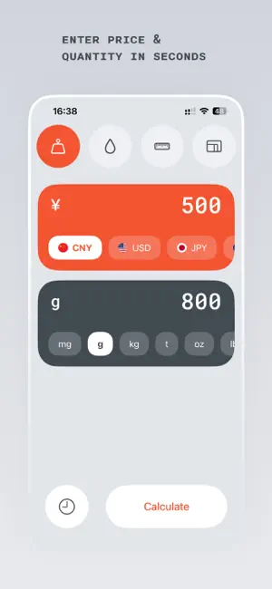 unitor: Unit Price Calculator screenshot 3