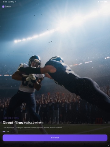 Lumen - Kling Video AI iPad screenshot