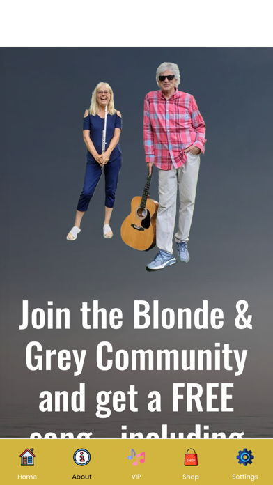 Blonde & Grey Band Screenshot