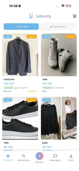 lebesty app screenshot 1
