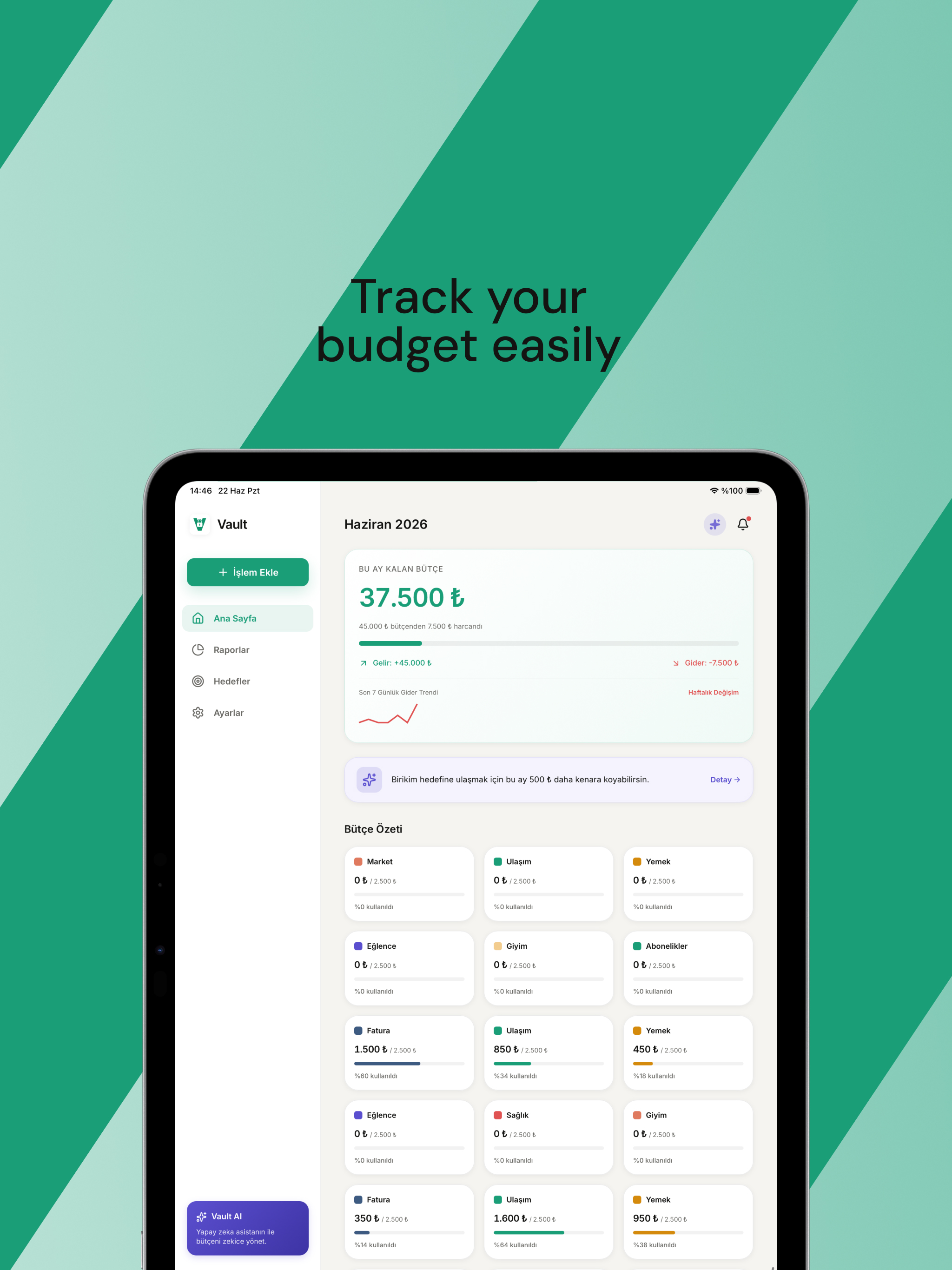 Vault: AI Budget and Finance screenshot 8