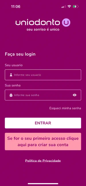 Uniodonto Beneficiário iPhone screenshot 2