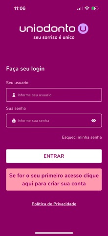 Uniodonto Beneficiário screenshot