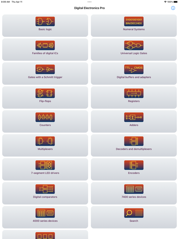 Screenshot #4 pour Digital Electronics Pro