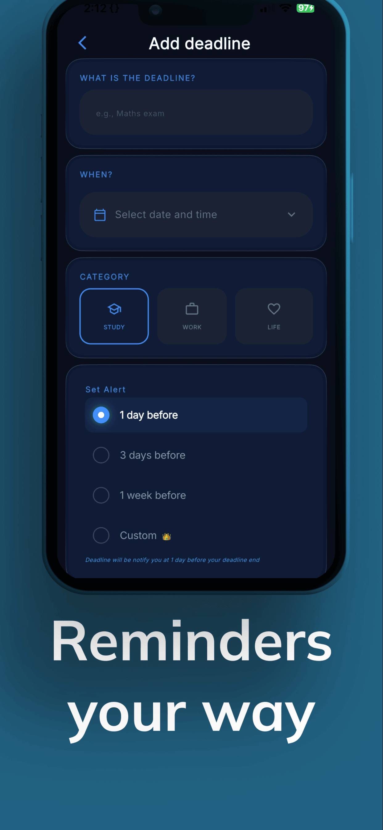 Deadline – Never Miss Again screenshot 5