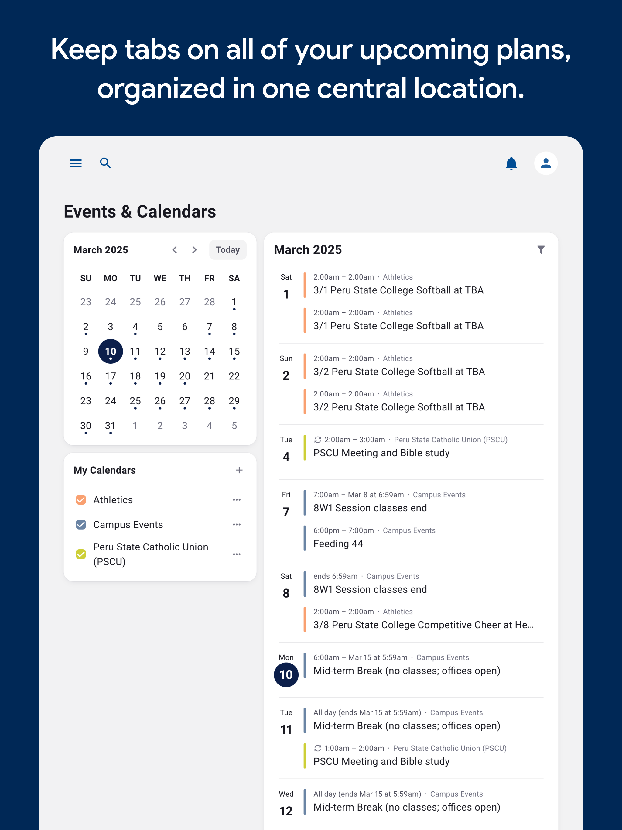 Peru State College Portal