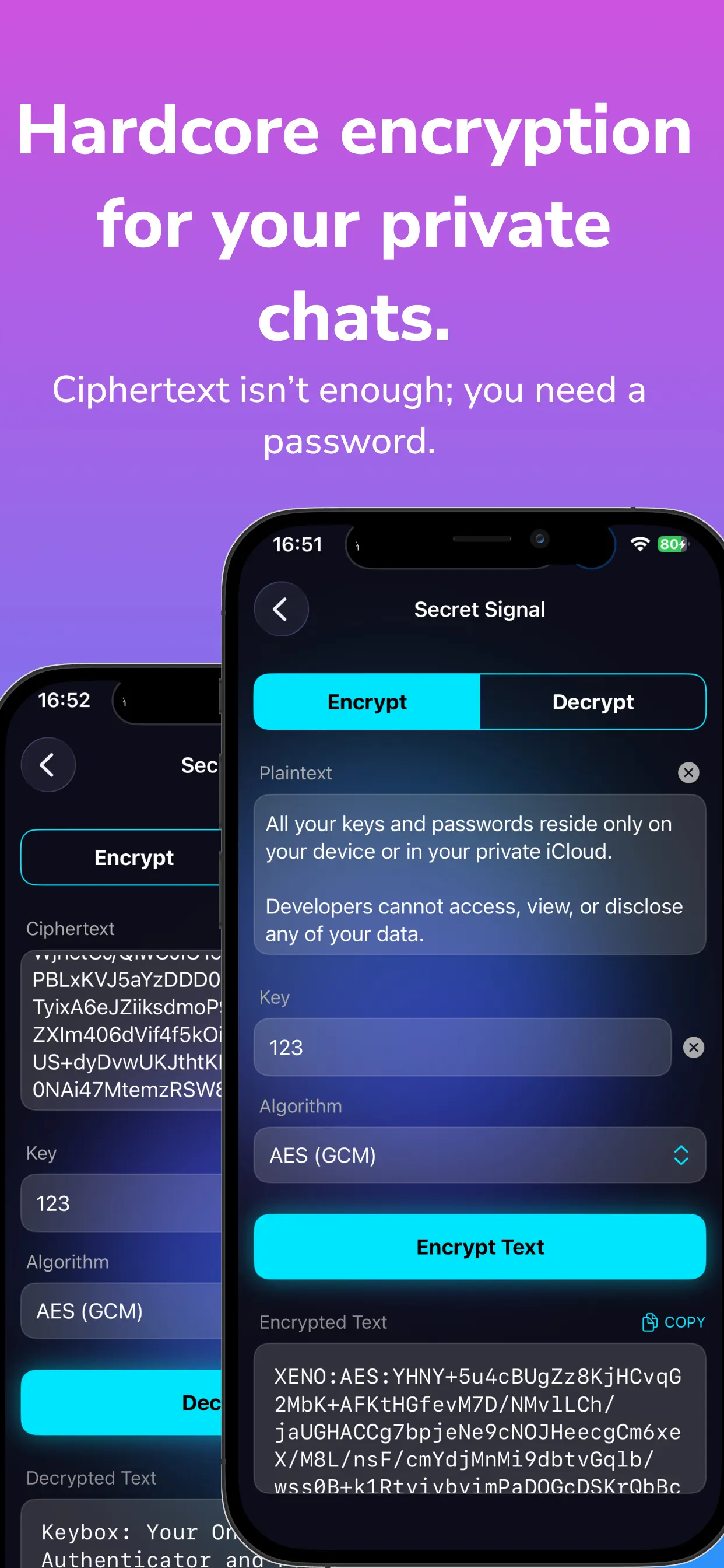 #4. XenoScript - Text Encryptor. (iOS) di: yu liu