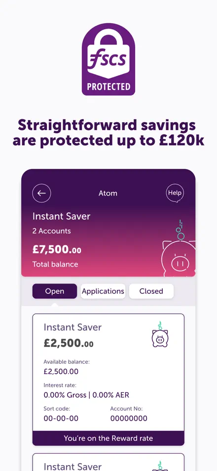Atom Bank app screenshot 5