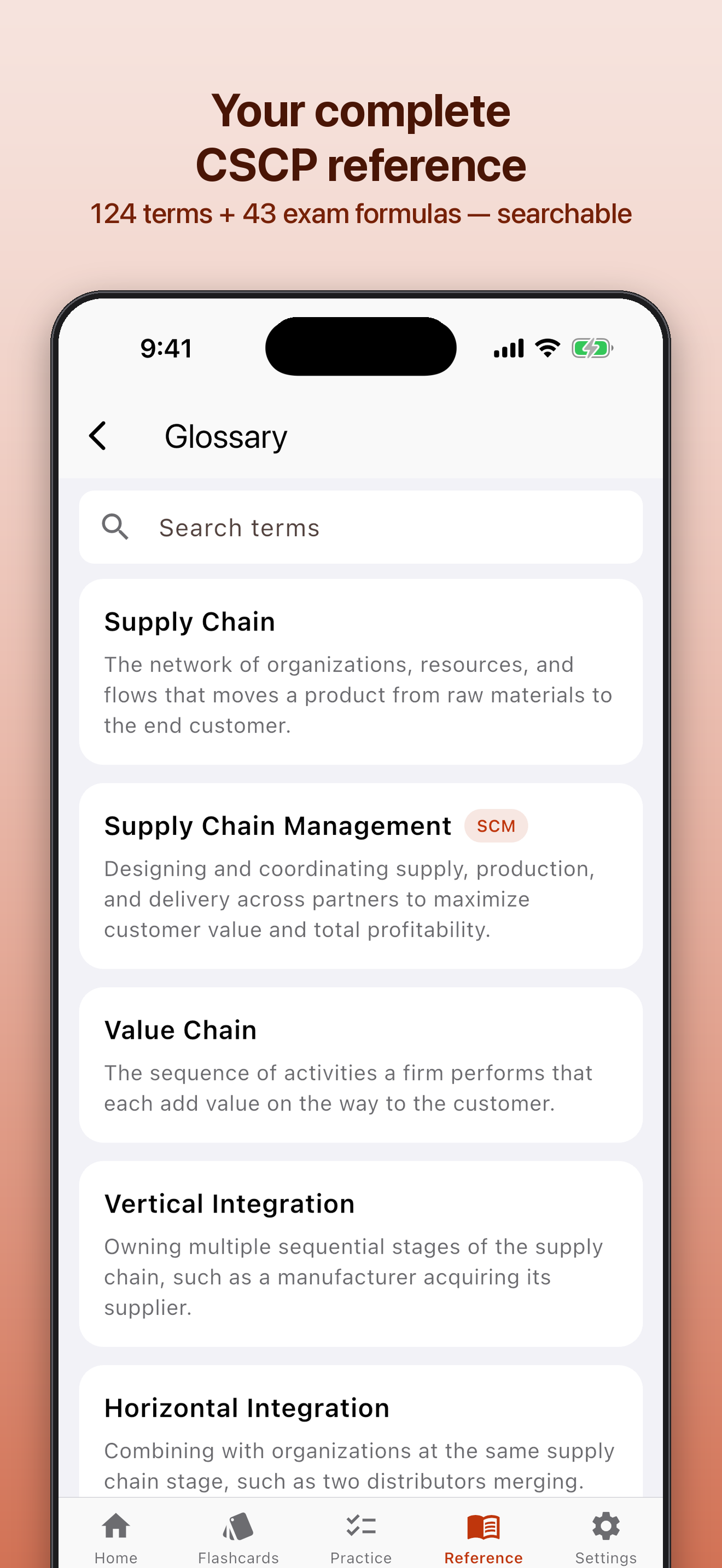CSCP Study Guide: Supply Chain screenshot 5