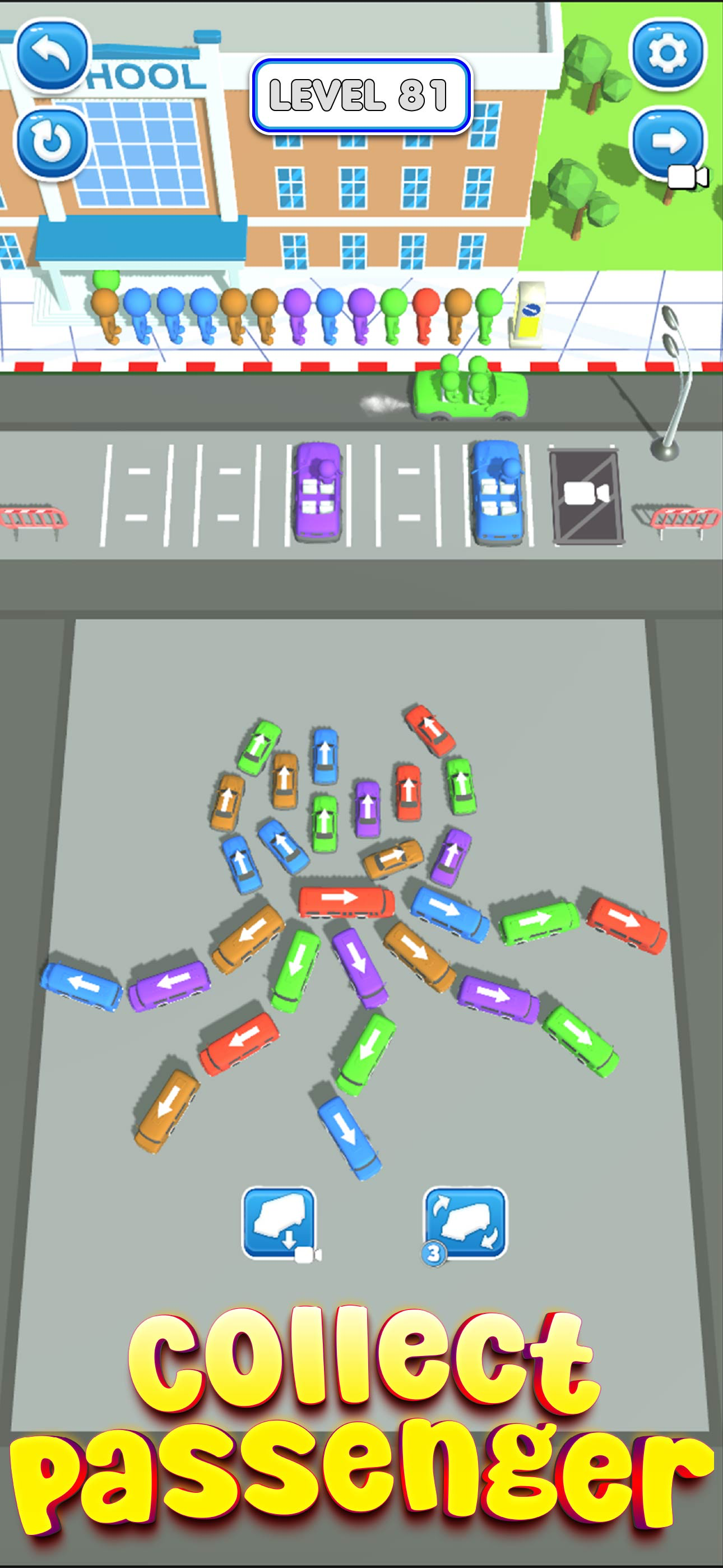 School Bus Mania - Parking Jam