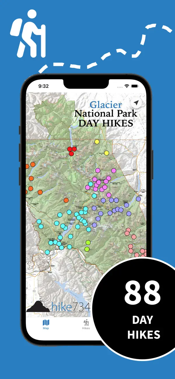 Screenshot #1 pour Hike 734: Glacier Hikes