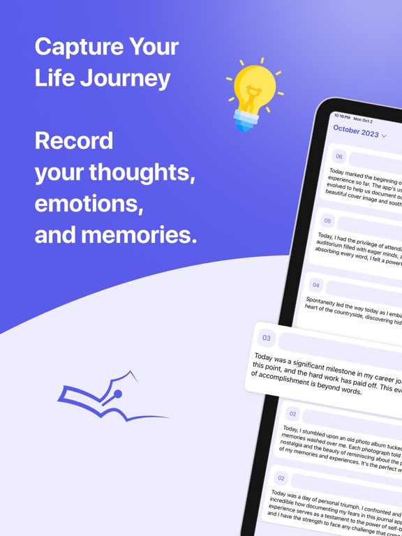 Screenshot #4 pour Mimito Journal: Smart Diary