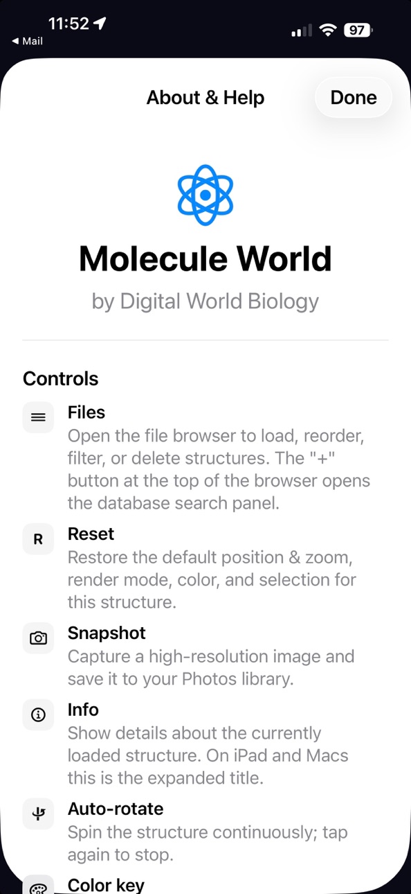 iPhone screenshot