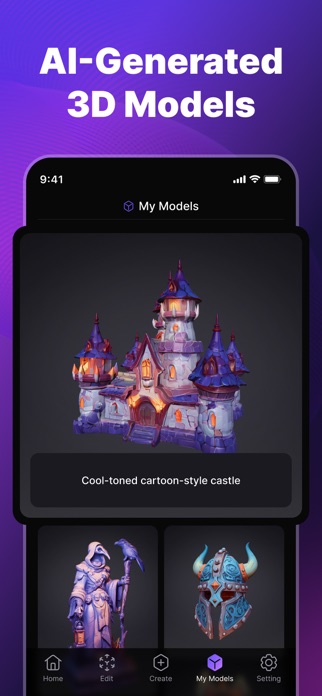 Tripo AI - 3D Model Generator Screenshot 4 of 6