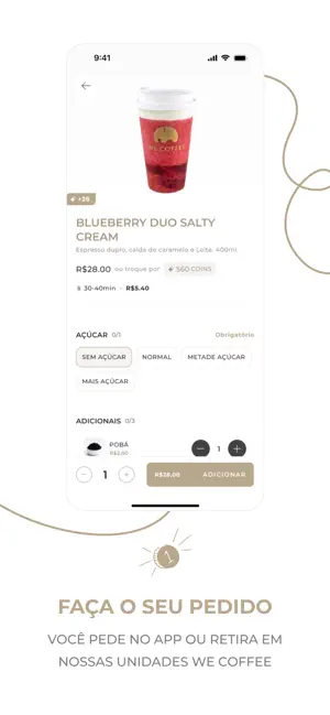 We Coffee App iPhone screenshot 3
