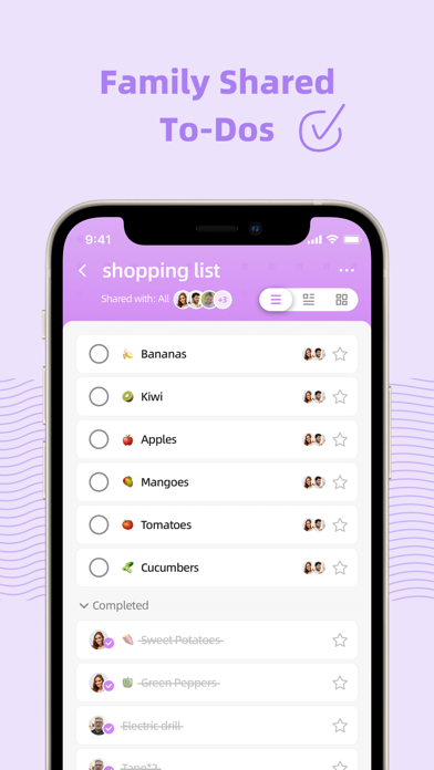 Cubbily Shared Family Calendar Screenshot