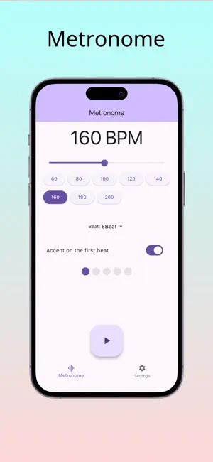 Metronome - Simple Metronome screenshot 1