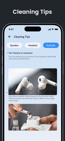 Speaker Cleaner Clean Wave iPhone screenshot