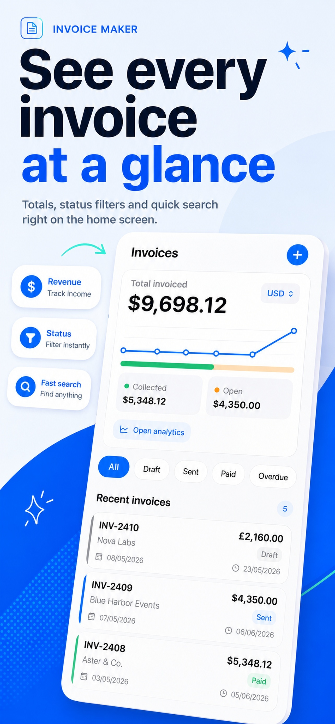 Estimate Invoice Maker - Bilzz screenshot 4