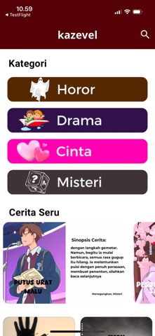 Kazevel - Baca Cerita & Fiksi screenshot