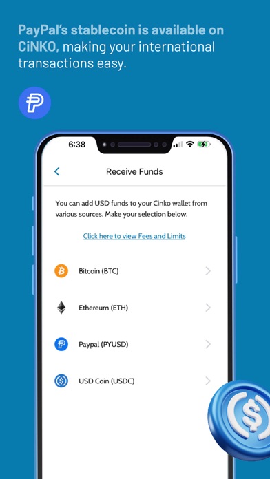 CiNKO Wallet Screenshot
