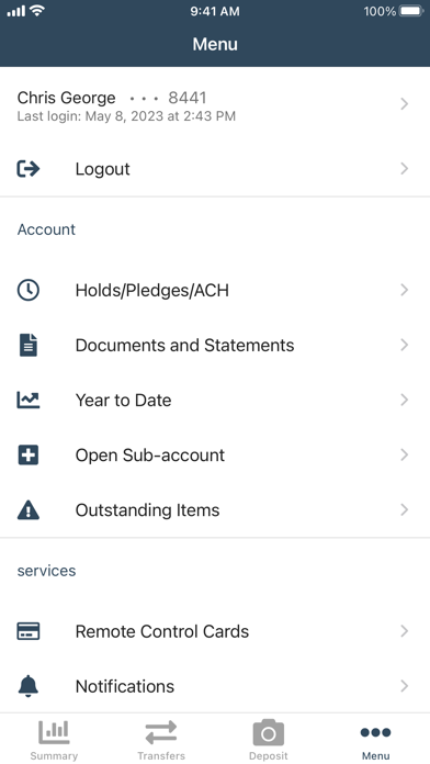 Schofield Mobile App Screenshot